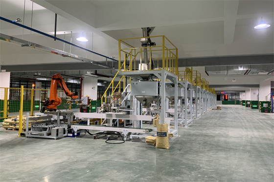 Empilant de pesage et de machine de conditionnement l'automobile semi intelligente pour le granule en plastique
