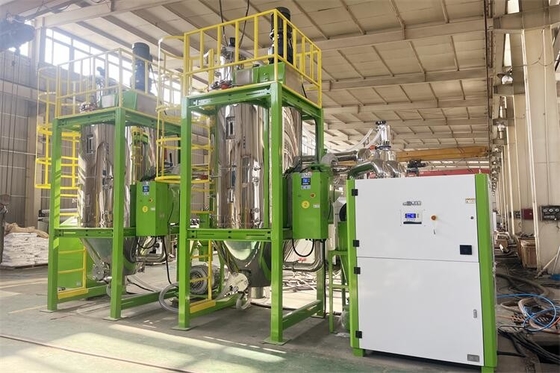 200 - dessiccateur en plastique de crystalliseur de l'ANIMAL FAMILIER 1000kg avec le contact de sécurité et le nettoyage automatique