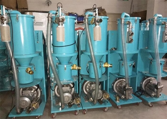 Temps de chargement réglable Chargeur automatique sous vide pour résine plastique en gris vert