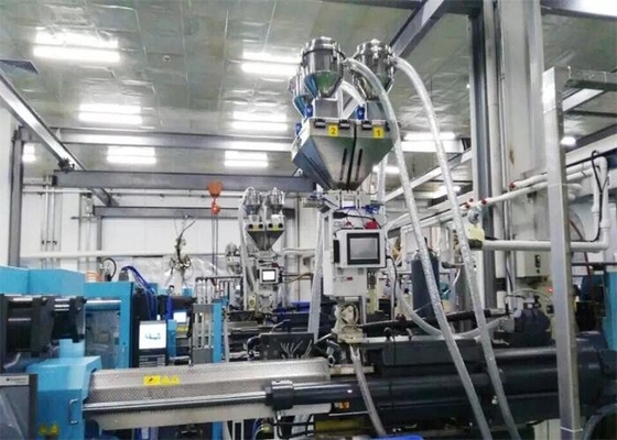 Conducteur gravimétrique de plastiques de mélangeur en lots d'extrusion de coup d'injection automatique