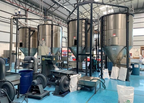 Type vertical de grande de volume de plastique de résine de mélangeur machine de mélangeur pour mélanger la matière plastique