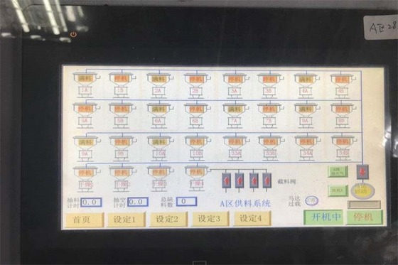 Donnant le système de alimentation centralisé matière plastique pour le processus d'extrusion
