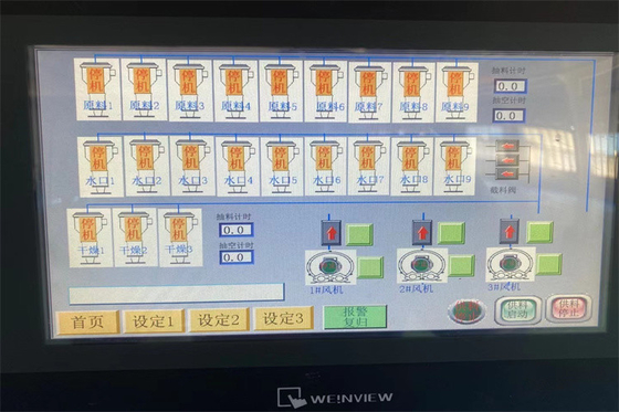 Les systèmes OMCS-30 de alimentation centraux séchant la manipulation en plastique de mélange ont adapté aux besoins du client