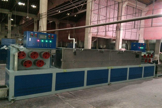 Le contrôle intelligent pp en plastique de PLC attachent la chaîne de production bande avec 5-19 millimètres de couleur verte