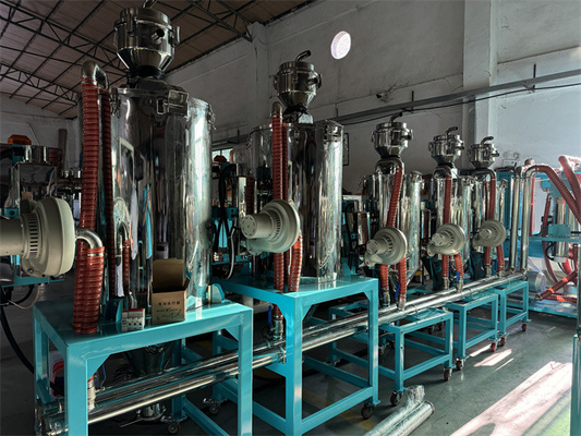 Séchoirs à séchage en acier inoxydable 4-40 kW Puissance pour les résines plastiques humides